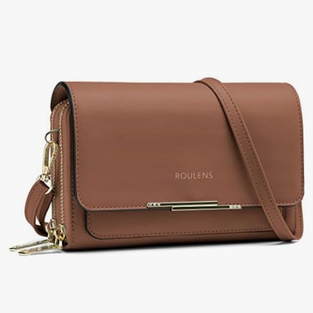 Roulens Small Crossbody Bag  Handbag and Purse  Leather Crossbody Bag
